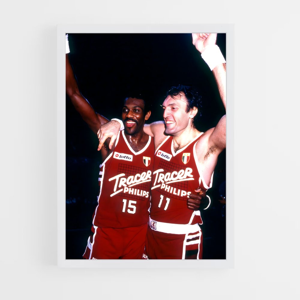 Poster Élans en Action – affiche Basketball (vue 3)